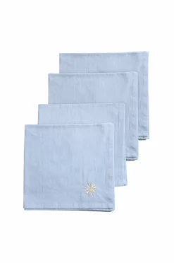 Midnatt Bordtekstiler-Serviet sæt Daisy 4 stk