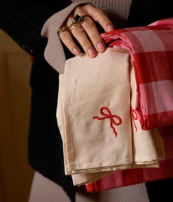 Midnatt Bordtekstiler-Servietter Elsa Bow