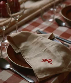 Midnatt Bordtekstiler-Servietter Elsa Bow