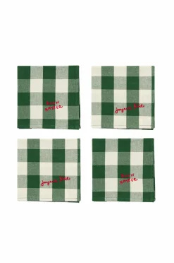 Midnatt Bordtekstiler-Servietter Elsa Christmas