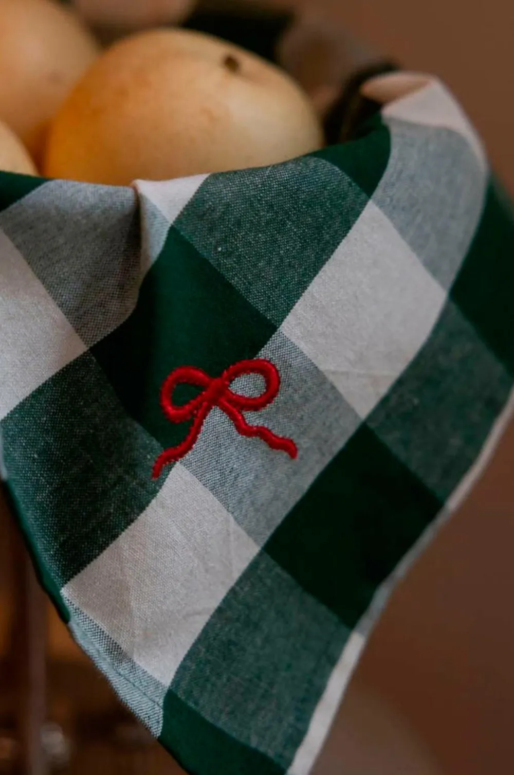 Midnatt Bordtekstiler-Servietter Elsa Bow