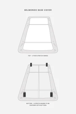 Mille Notti Pude- & Madrasbetræk-Belmondo betræk til sengebund