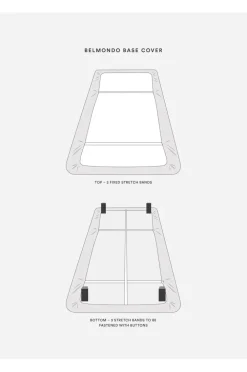 Mille Notti Pude- & Madrasbetræk-Belmondo betræk til sengebund