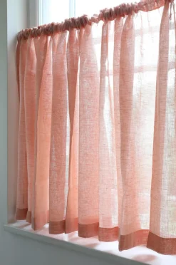 Mimou Gardinlængder Med Løbegang-Cafégardin Kelly dobbelt bredde