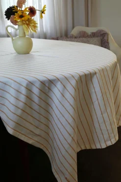 Mimou Bordtekstiler-Dug Linen Stripe
