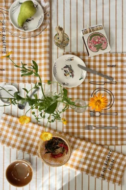 Mimou Bordtekstiler-Dug Linen Stripe