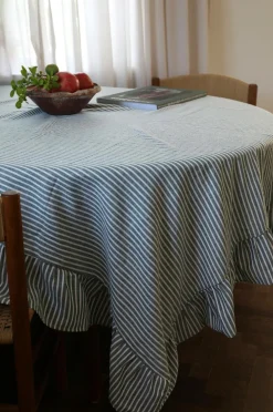 Mimou Bordtekstiler-Dug med flæse Stripe