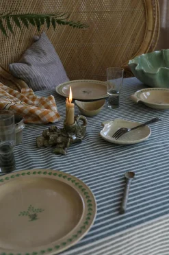 Mimou Bordtekstiler-Dug med flæse Stripe