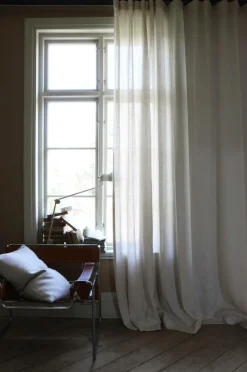 Mimou Hørgardiner-Gardin Field hørlærred, bred