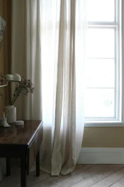 Mimou Hørgardiner-Gardin Field hørlærred, bred