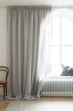 Mimou Hørgardiner-Gardin Kelly, hørlærred, dobbelt bredde