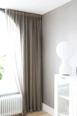 Mimou Hørgardiner-Gardin Kelly, hørlærred, dobbelt bredde