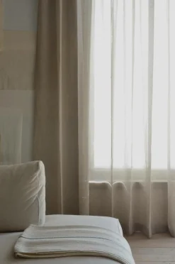 Mimou Hørgardiner-Gardin Kelly, hørlærred, dobbelt bredde