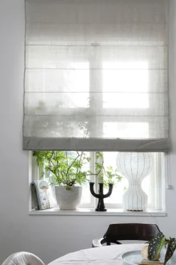 Mimou Foldegardiner-Liftgardin Ellie halvlærred 220 cm høj