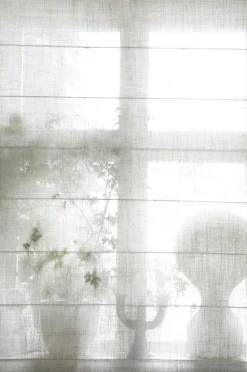 Mimou Foldegardiner-Liftgardin Ellie halvlærred 220 cm høj