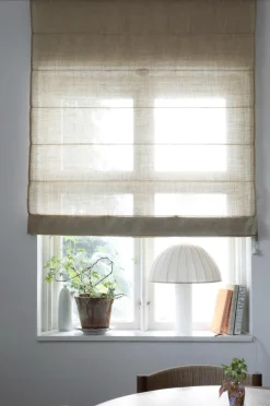 Mimou Foldegardiner-Liftgardin Ellie halvlærred 220 cm høj