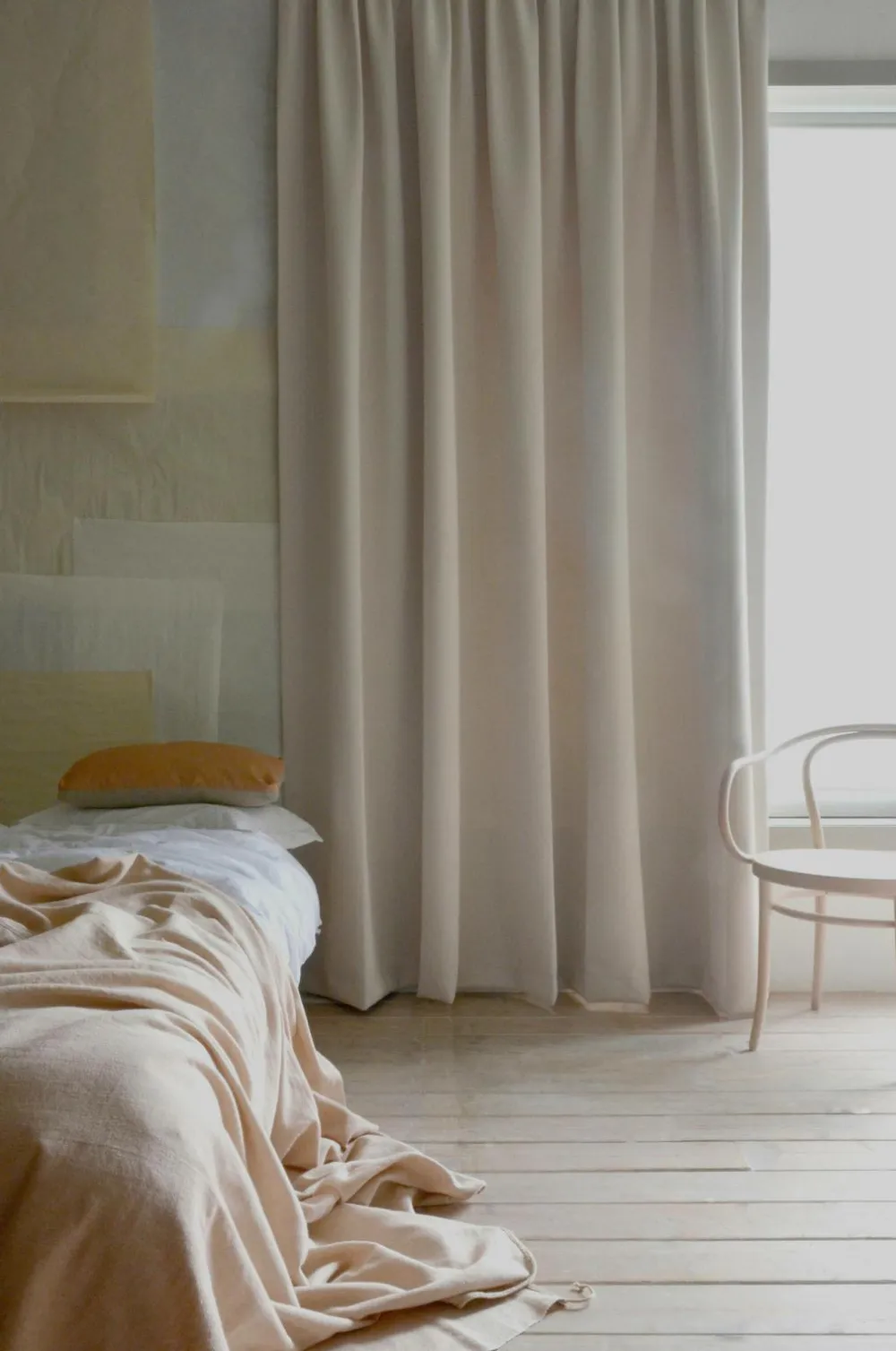 Mimou Mørklægningsgardiner-Mørklæggende hotelgardin - dobbelt bredde