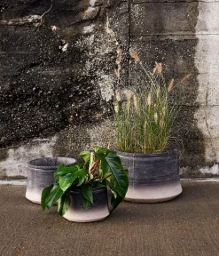 Muubs Planter & Blomster-Krukke Kanji Low 34 cm