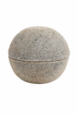 Muubs Badeværelsestilbehør-Opbevaringskrukke Bonbonniere Stain 15 cm