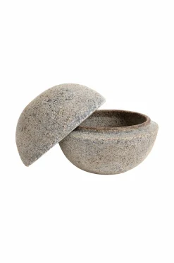 Muubs Badeværelsestilbehør-Opbevaringskrukke Bonbonniere Stain 15 cm