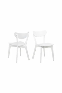 NORDFORM Spisegrupper-Roxby rundt spisebordssæt med bord og 4 stole, Ø105x76 cm