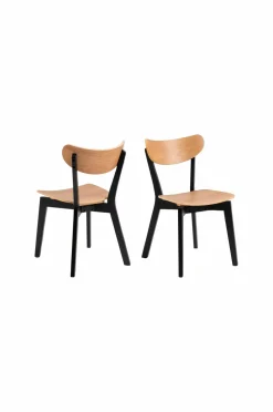 NORDFORM Spisegrupper-Roxby spisebordssæt med bord og 4 stole, 105x105x76 cm