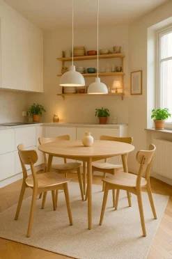 NORDFORM Spisegrupper-Roxby spisebordssæt Ø 105 cm