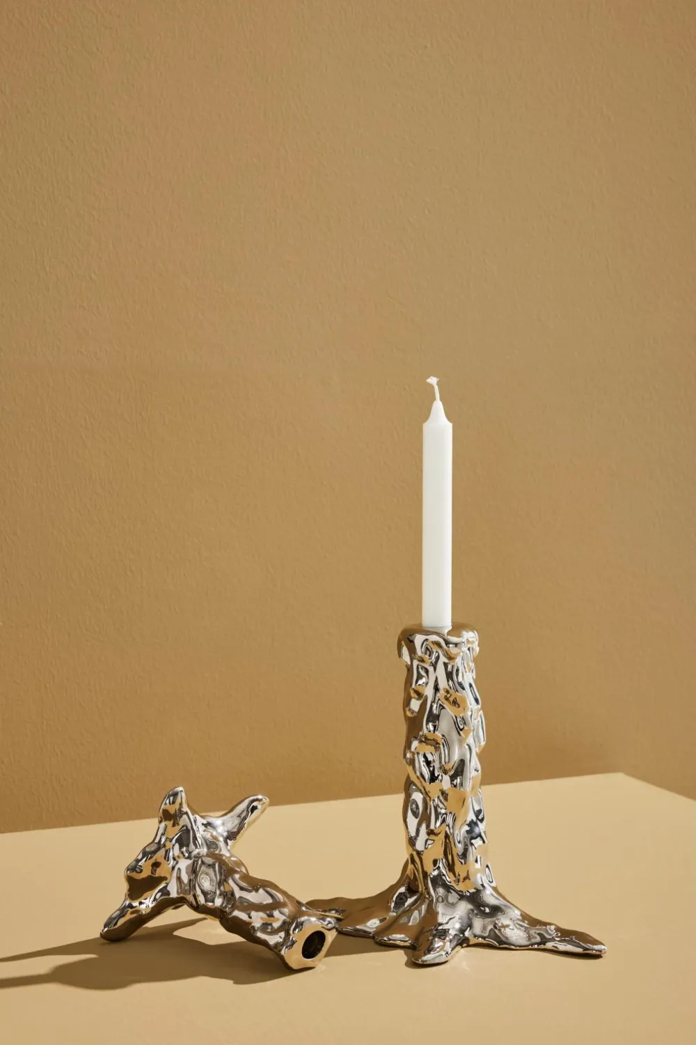 Pastill Lysestager & Lanterner-Bearnie lysestage stor