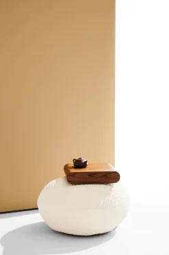 Pastill Puffer & Fodskamler-Bloom puff ø 72 cm