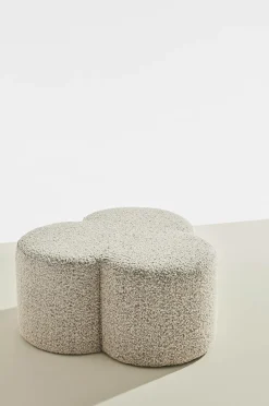 Pastill Puffer & Fodskamler-Bodhi puf i bouclé ø 70 cm