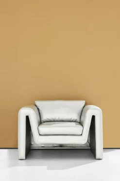 Pastill Sofaer & Lænestole-Mika lænestol i vegansk læder