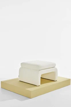 Pastill Puffer & Fodskamler-Mika puf bouclé