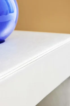 Pastill Stole & Skamler-Odette bænk vegansk læder 120 cm