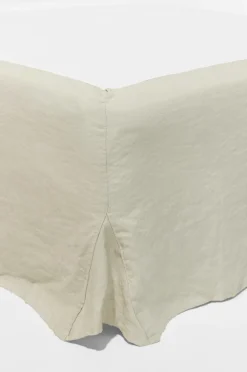 Pastill Sengekapper-Viola sengekappe i fransk hør højde 60 cm