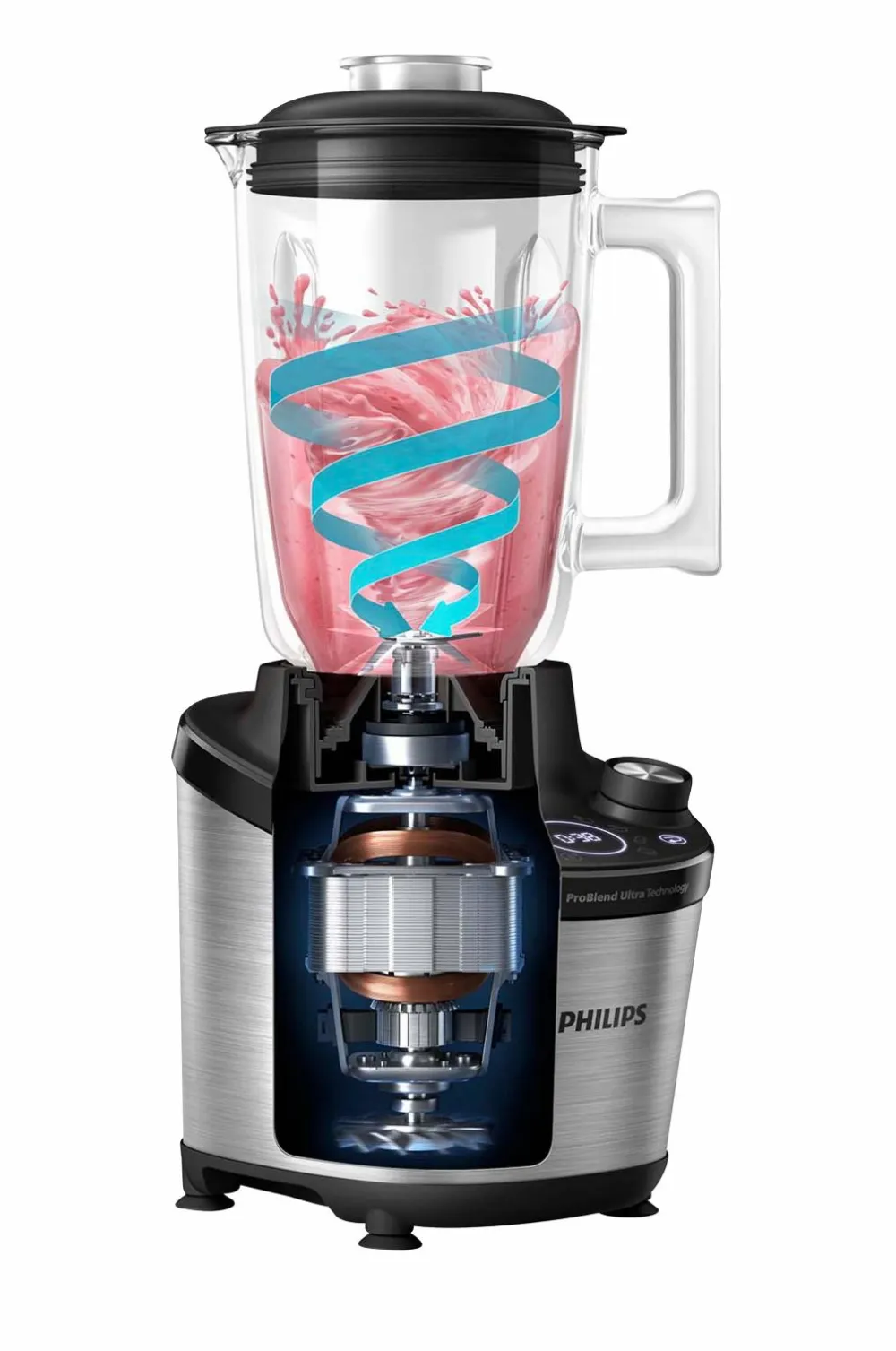 Philips Små Køkkenmaskiner-Blender HR3760/00 1500 Watt ProBlend