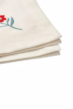 PICK A POPPY Bordtekstiler-Serviet 4 pack Cottage Flower