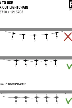 PR Home Udendørsbelysning-Lyskæde Flex Out Inkl. sari 29cm