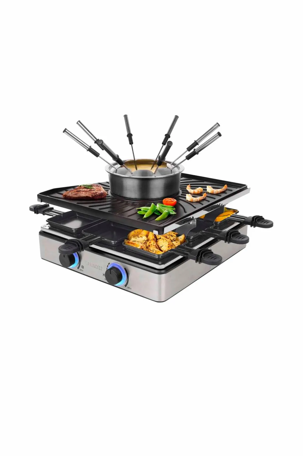 Princess Små Køkkenmaskiner-Fondue- og raclettesæt