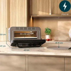 Princess Små Køkkenmaskiner-Pizzaovn Pro Max 2100W 400°C