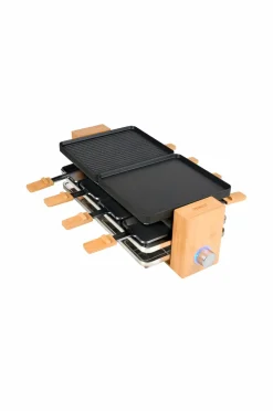 Princess Små Køkkenmaskiner-Raclette Pure 8 Bamboo 162918