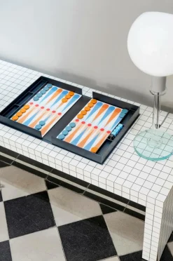 PRINTWORKS Pynteting-Klassisk - Backgammon-kunsten, antracit