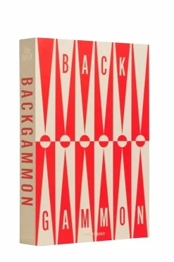 PRINTWORKS Pynteting-Klassisk - Backgammon-kunsten, rød/cremefarvet