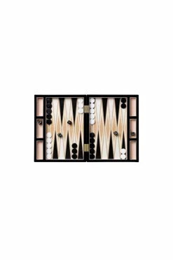 PRINTWORKS Pynteting-Lakeret backgammon, sort