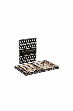 PRINTWORKS Pynteting-Lakeret backgammon, sort