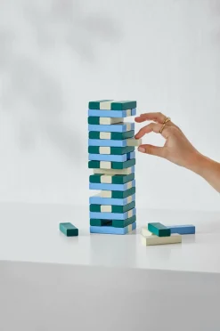 PRINTWORKS Pynteting-Spil - Tumbling Towers, /blå