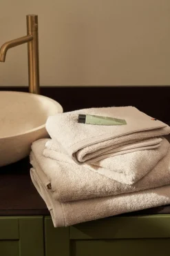 Pure Badeværelsestekstiler-Sæt med frottéhåndklæder Soft 4 dele