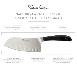 Robert Welch Køkkenknive & Knivtilbehør-Dyb Santoku-kniv Signature 17cm/ 7