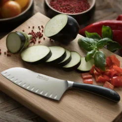 Robert Welch Køkkenknive & Knivtilbehør-Dyb Santoku-kniv Signature 17cm/ 7