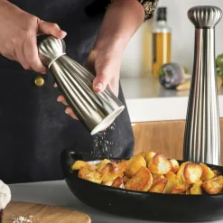 Robert Welch Husholdningsartikler-Salt Mill Palm Satin Rustfrit stål Medium