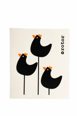 Rotor design Opvask & Rengøring-Karklud Roosters 6-pak